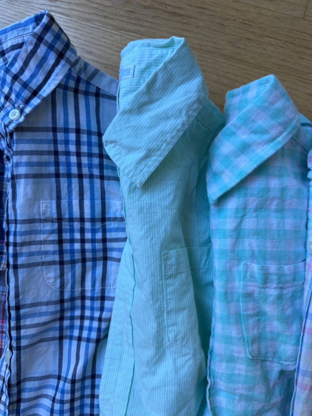 Janie and Jack Boys Shirt Bundle Size 6 – Lot of 7 Button Down Collared Shirts E - Picture 4 of 6